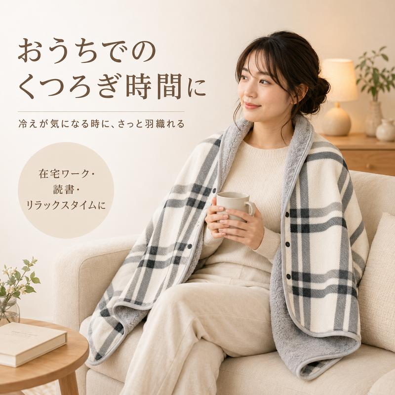 NukuWrap™ 3WAY 着るあったかブランケット