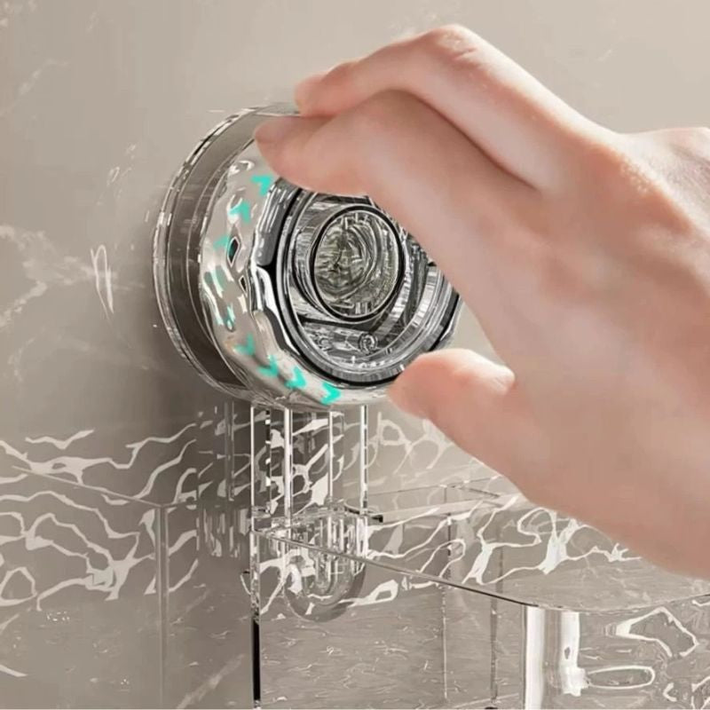 【本日限定！人気No.1】ClearLock™ 排水穴付き吸盤ウォールラック✨