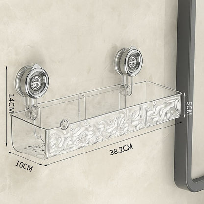 【本日限定！人気No.1】ClearLock™ 排水穴付き吸盤ウォールラック✨