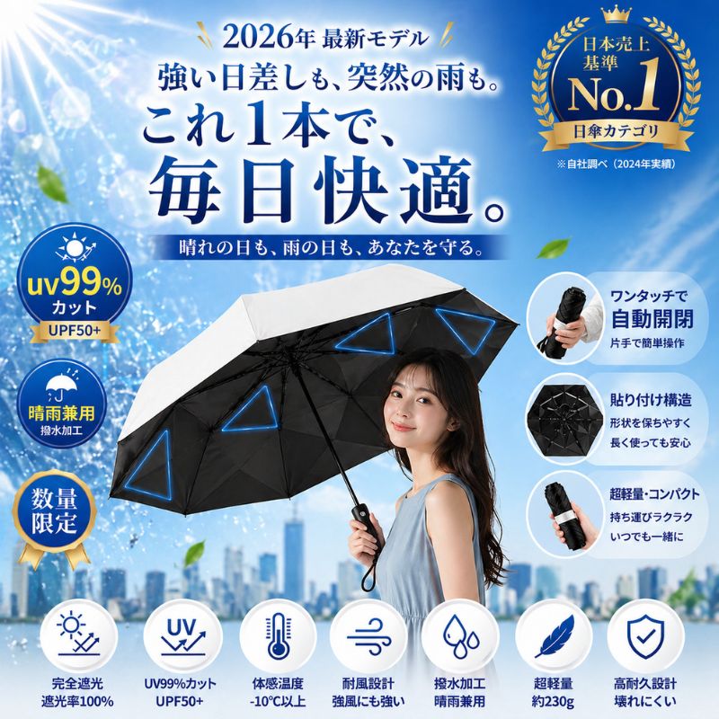 DuraShade™ 全天候対応傘